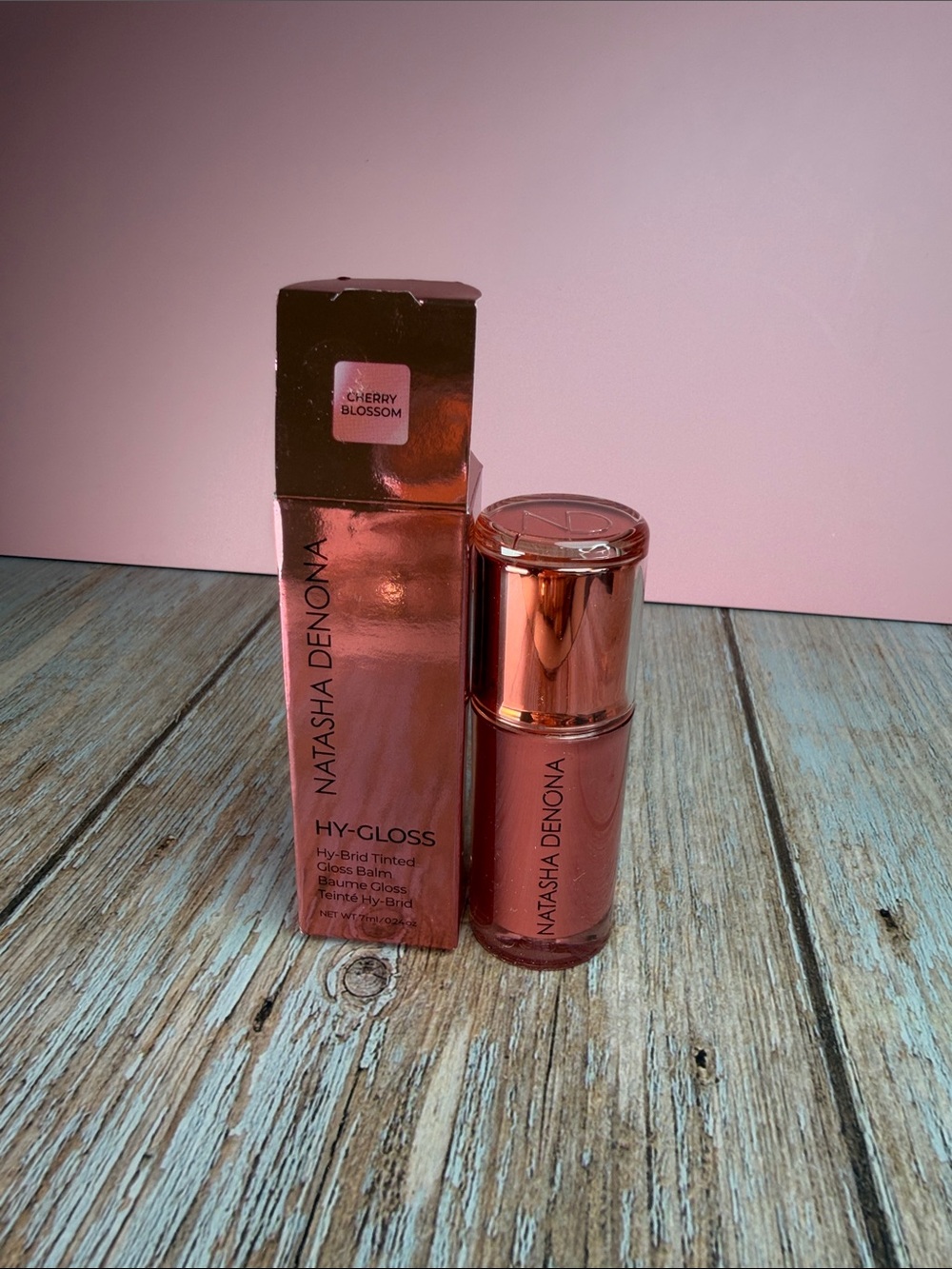 Natasha Denona Hy-Gloss Lip Balm — Cherry Blossom Pink